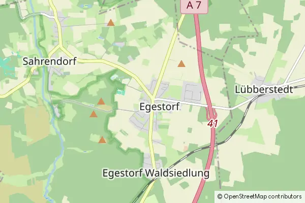 Mapa Egestorf