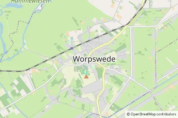 Mapa Worpswede