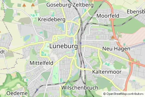 Mapa Lüneburg