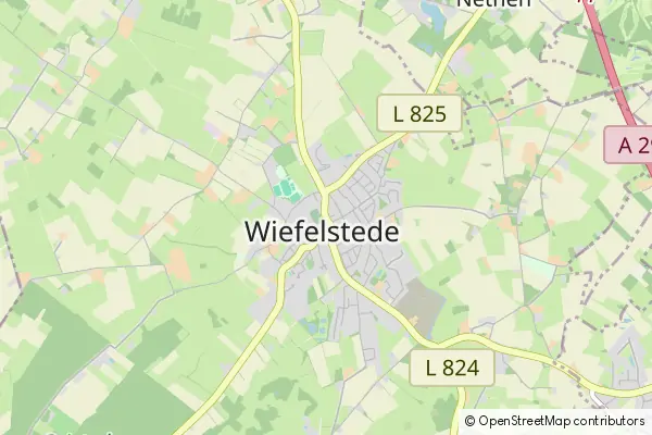 Mapa Wiefelstede