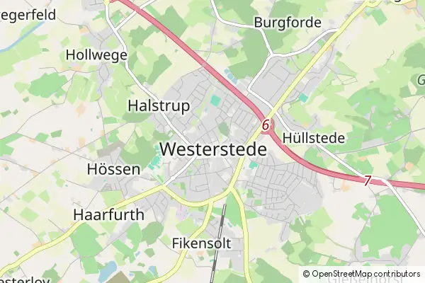 Mapa Westerstede