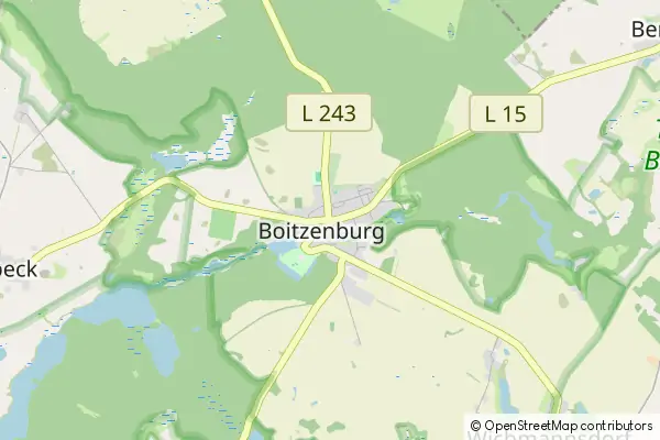 Mapa Boitzenburg