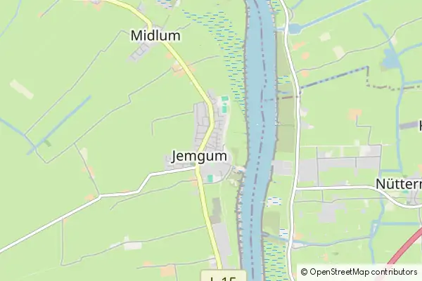 Mapa Jemgum