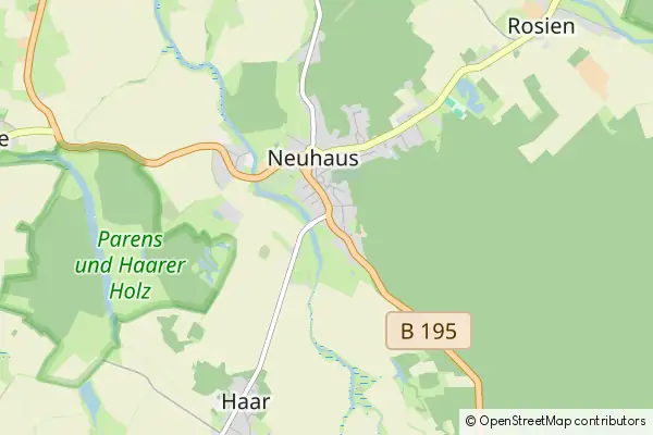 Mapa Amt Neuhaus