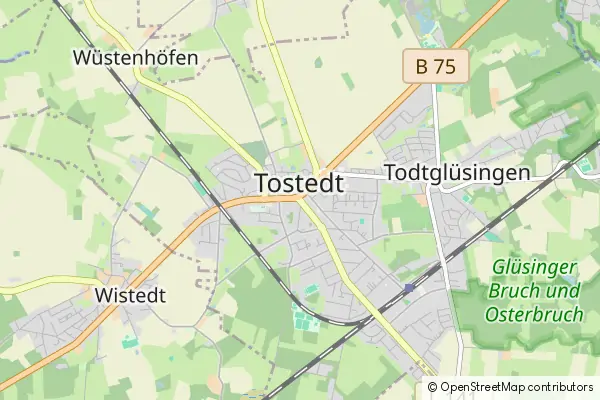 Mapa Tostedt