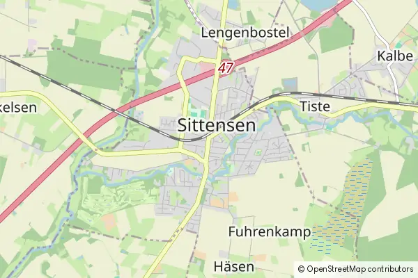 Mapa Sittensen