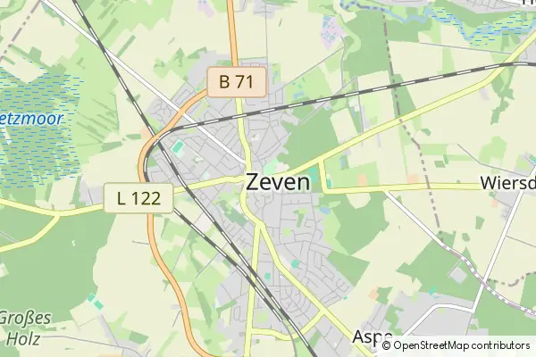 Mapa Zeven