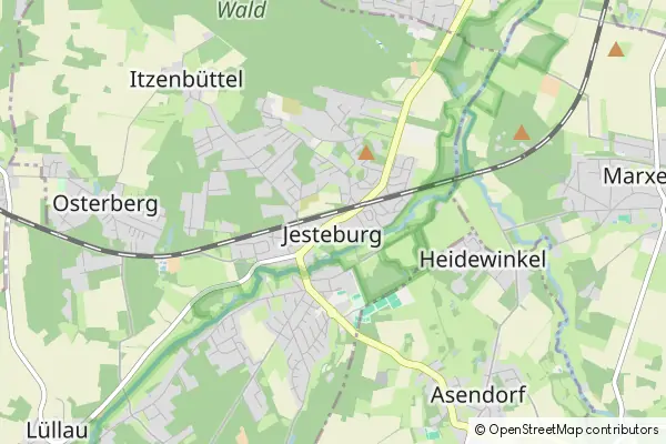 Mapa Jesteburg