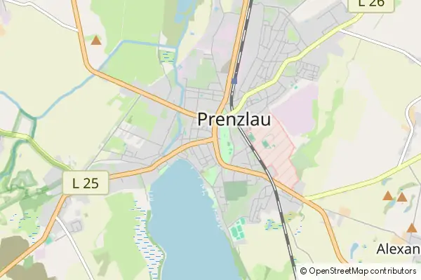 Mapa Prenzlau