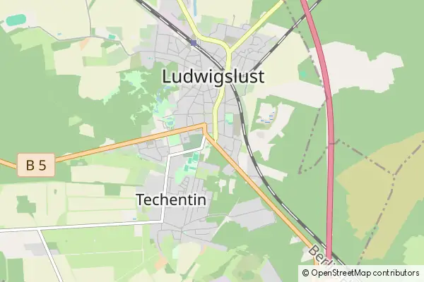 Mapa Ludwigslust