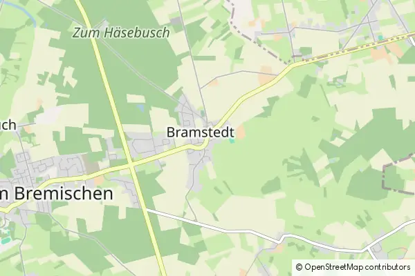 Mapa Bramstedt