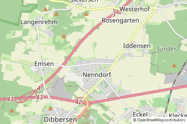 Mapa Rosengarten