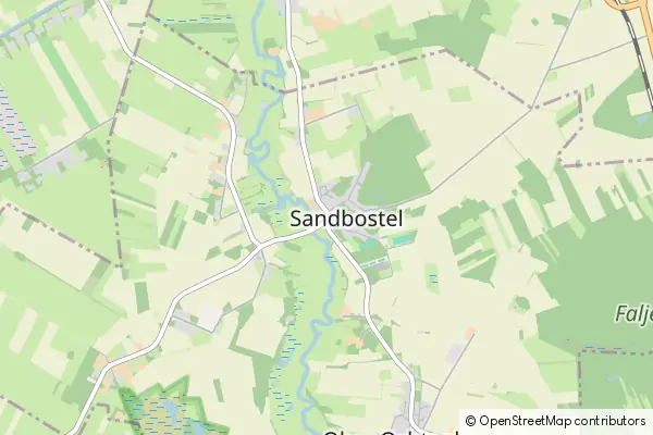 Mapa Sandbostel