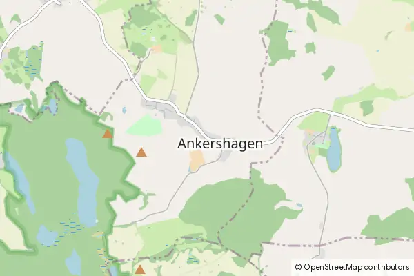 Mapa Ankershagen