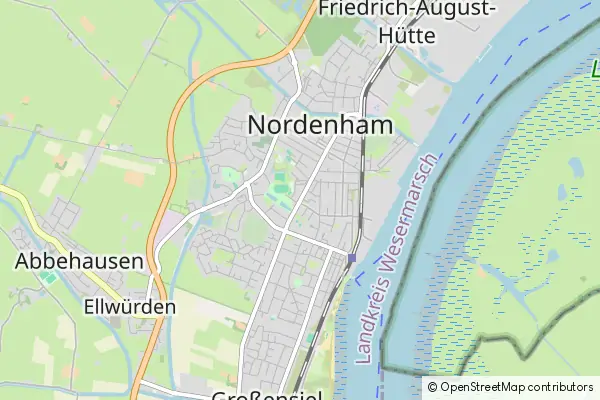 Mapa Nordenham