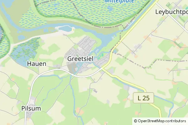 Mapa Greetsiel