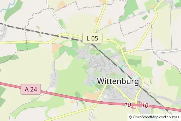 Mapa Wittenburg