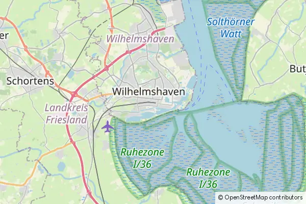 Mapa Wilhelmshaven