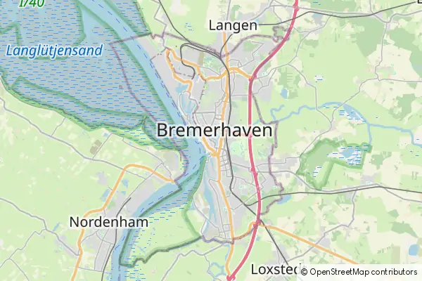 Mapa Bremerhaven