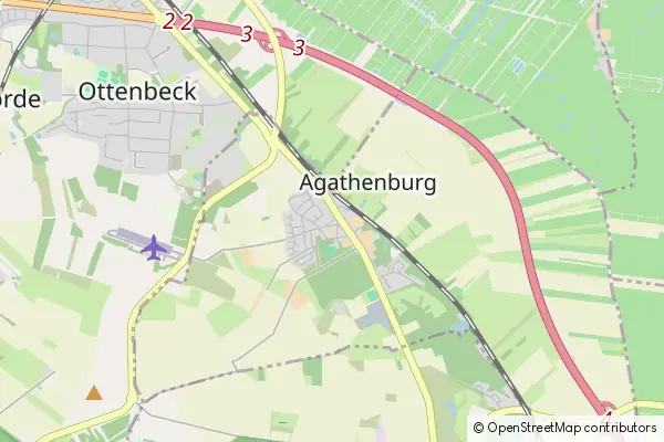 Mapa Agathenburg