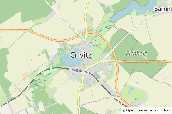 Mapa Crivitz