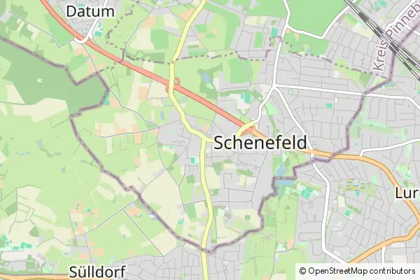 Mapa Schenefeld