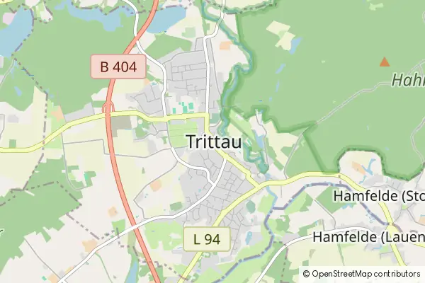 Mapa Trittau