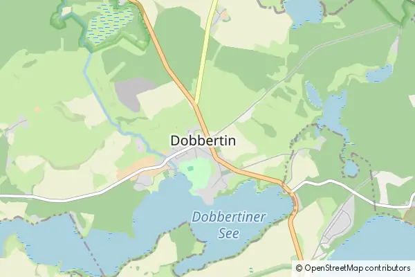 Mapa Dobbertin