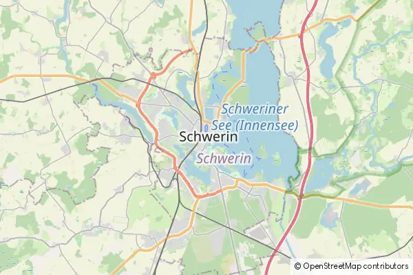 Mapa Schwerin