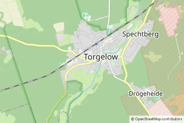 Mapa Torgelow