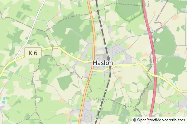 Mapa Hasloh