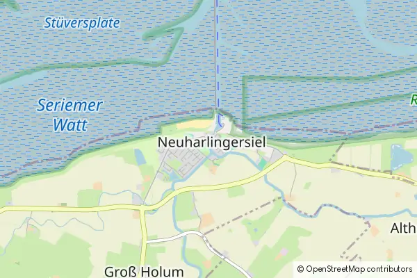 Mapa Neuharlingersiel