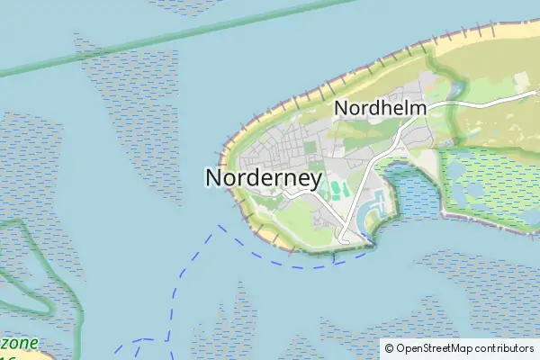 Mapa Norderney