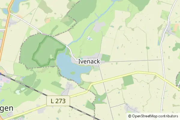 Mapa Ivenack