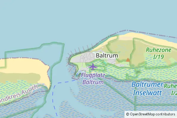 Mapa Baltrum