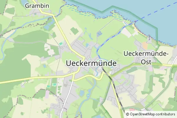 Mapa Ueckermunde