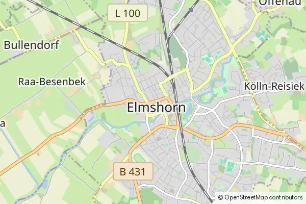 Mapa Elmshorn