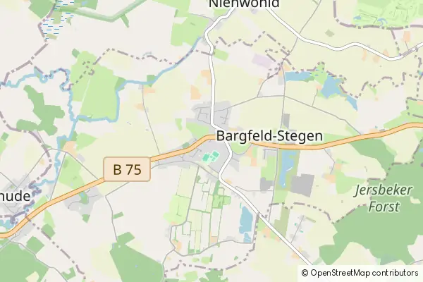 Mapa Bargfeld Stegen