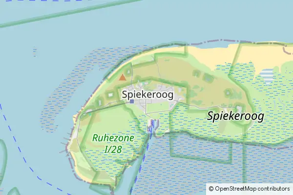 Mapa Spiekeroog