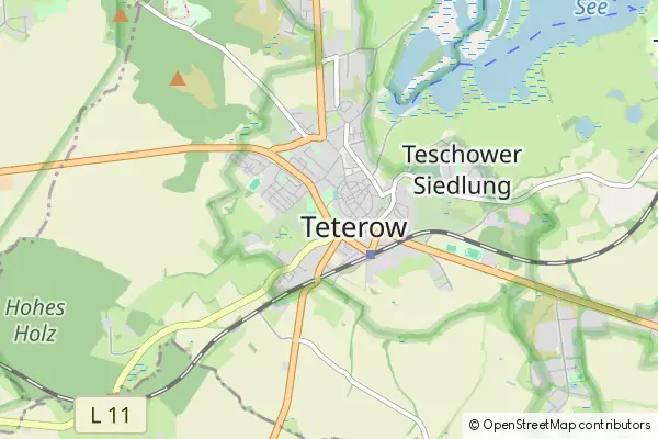 Mapa Teterow