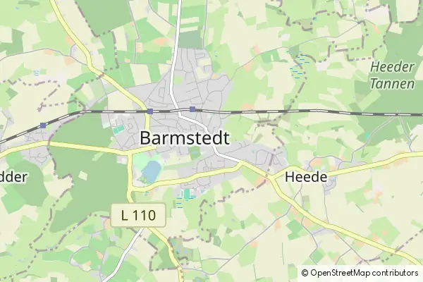 Mapa Barmstedt