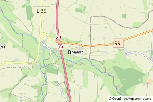 Mapa Breest