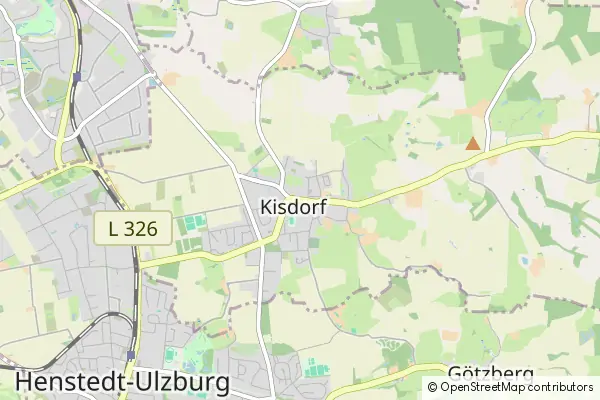 Mapa Kisdorf