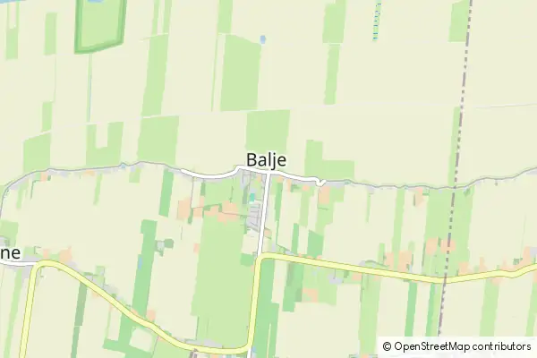 Mapa Balje