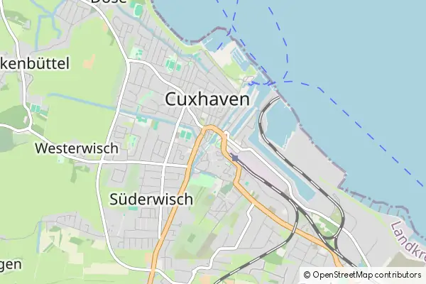 Mapa Cuxhaven