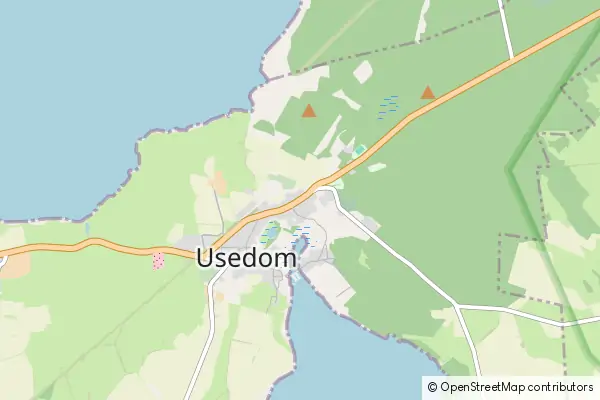 Mapa Usedom