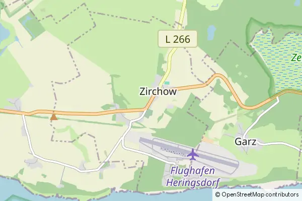 Mapa Zirchow