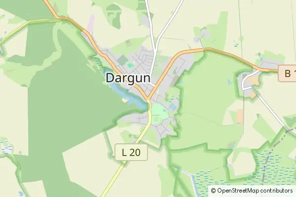 Mapa Dargun