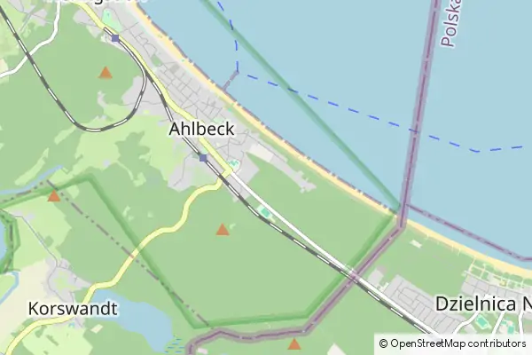 Mapa Seebad Ahlbeck