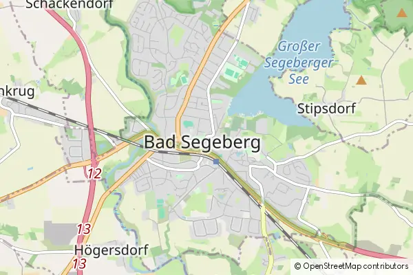 Mapa Bad Segeberg